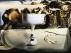 apparition of a face and fruit dish on the beach / #24756