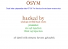 ösym sitesinin hacklenmesi